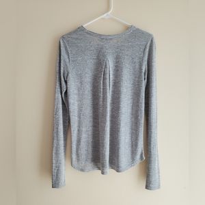 Vince Gray Size XS Top Round Neck Long Sleeve